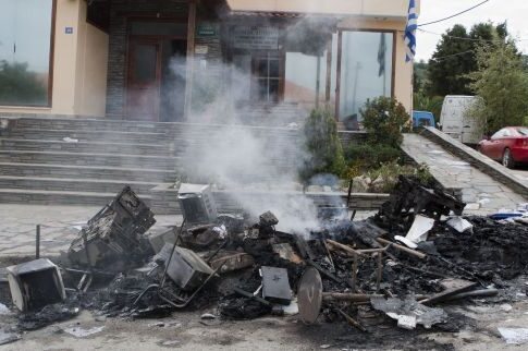 Αγρια νύχτα στην Ιερισσό