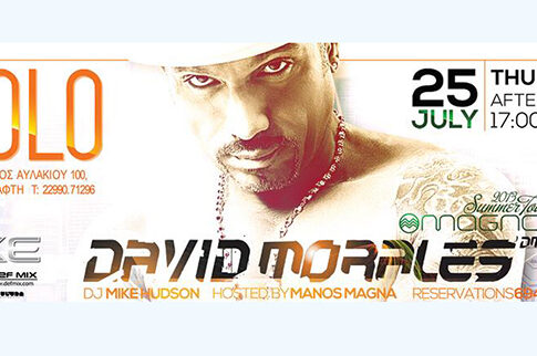 YOLO & MAGNA proudly present DAVID MORALES
