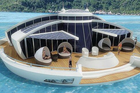 Resorts σε μία σχεδία