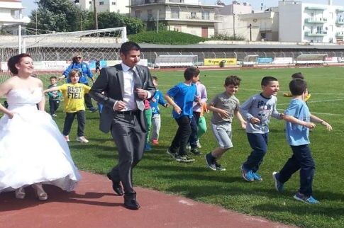 Νύφη και γαμπρός πήγαν για ζέσταμα