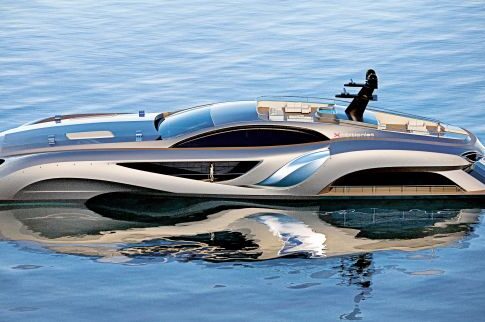 Γκάζια στη θάλασσα με το mega yacht του... Batman!