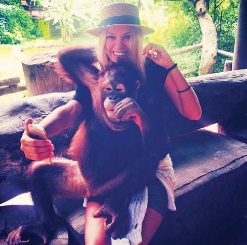 Στιγμιότυπα από το ταξίδι της Αστεριάδη στο μαγικό Μπαλί