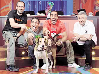 Πάντα παρούσα στο στούντιο των «Ράδιο Αρβύλα» η Σαρδέλα