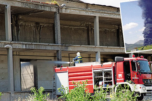 «Πύρινη κόλαση» έξω από τον Βόλο