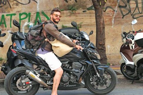 Με δίτροχη «θεά» ο Καλφαγιάννης