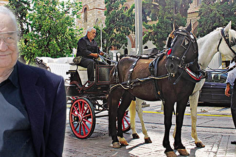 Αντίο στον Βίρβο με ένα όμορφο αμάξι με δυο άλογα
