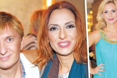 Η Εμη Λιβανίου με μίνι φόρεμα