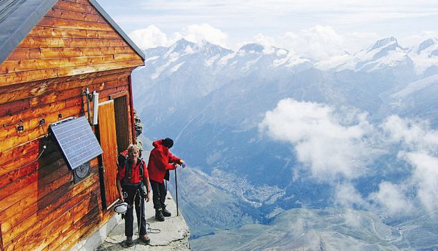 f5 matterhorn in zermatt switzerland it contains 10 beds to give weary hikers a rest