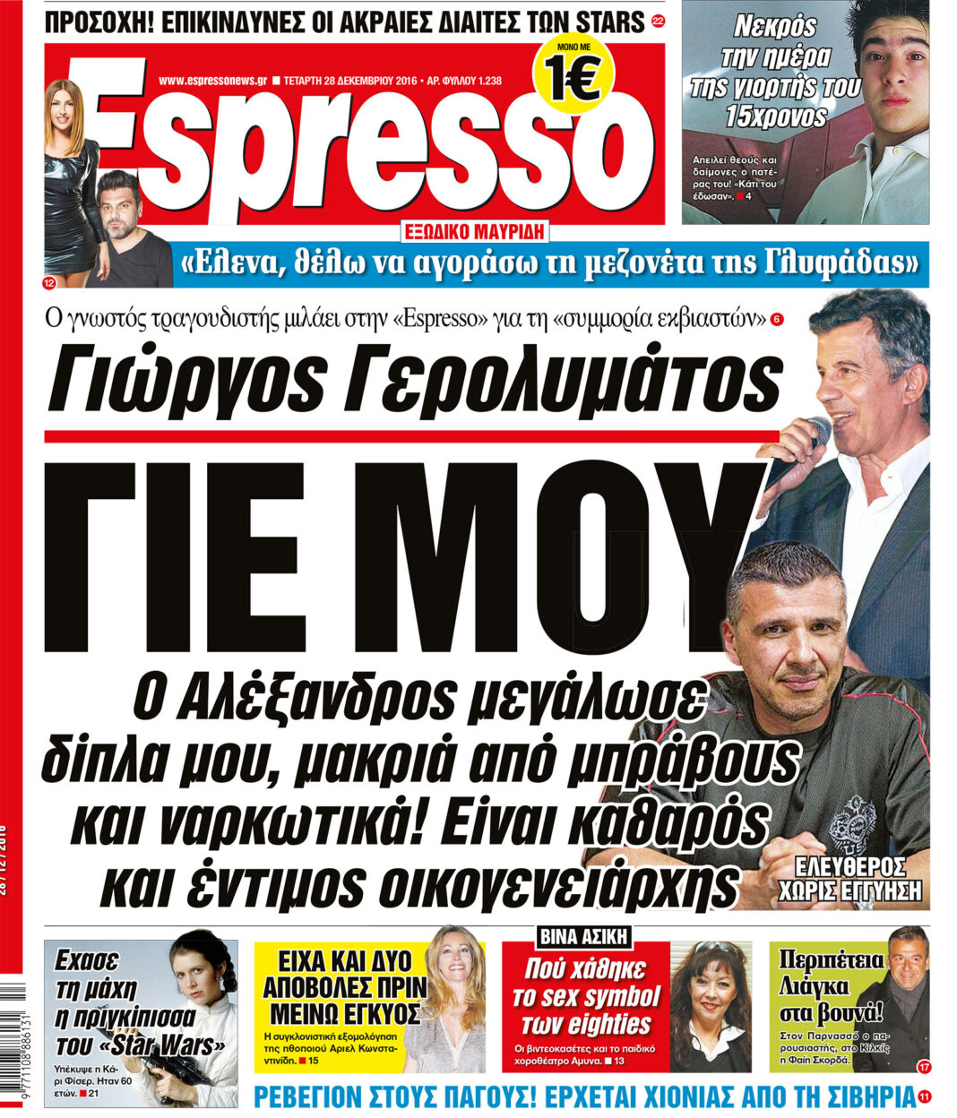 Τεταρτη 28.12.16