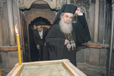 Ο... μηχανικός Τσίπρας στον Πανάγιο Τάφο