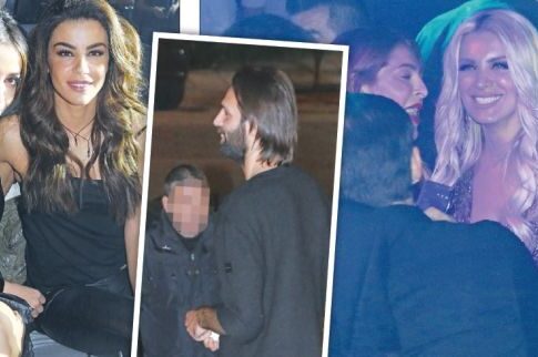 Στον «Μαζώ» με τις δύο πρώην του