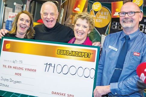 Ζευγάρι από τη Δανία κέρδισε 15.000.000 € στο Euro Jackpot!