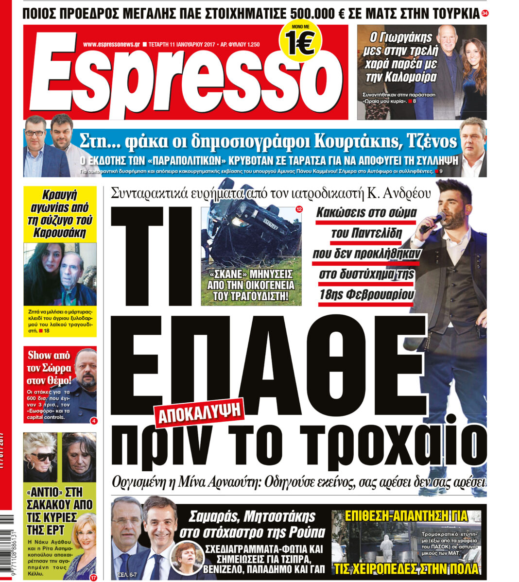 Τεταρτη 11.01.17