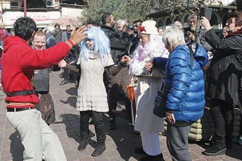Τσικνοπέμπτη χωρίς κρέας στη Βαρβάκειο