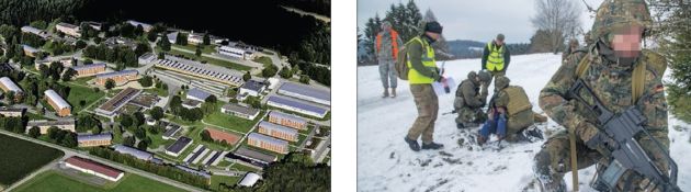 Το κέντρο ειδικής εκπαίδευσης Pfullendorf της Γερμανίας. Στιγμιότυπο από τυπικές ασκήσεις των επίλεκτων νεοσυλλέκτων