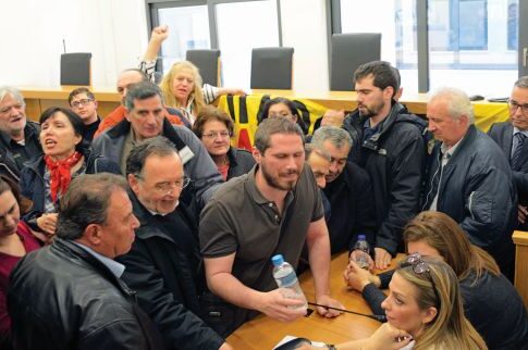Παρατράγουδα (πάλι) με υποστηρικτές του Σώρρα