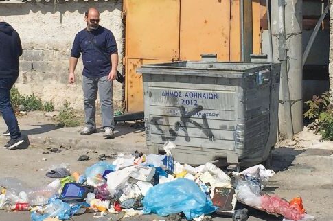 Θρίλερ στον Κολωνό! Ανθρώπινα οστά σε κάδο σκουπιδιών
