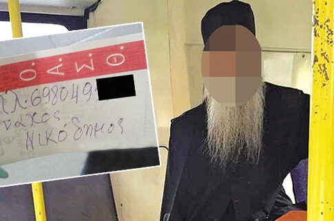 Σάλος με τον έκφυλο «καλόγερο» που οργιάζει μέσα σε λεωφορεία