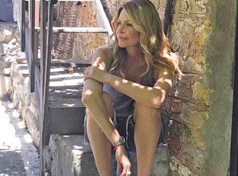 Η Μπαλατσινού στην όμορφη Καρδαμύλη