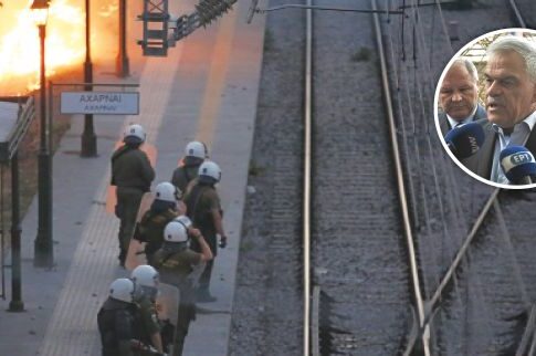 «Σαφάρι» για κρυμμένα όπλα στο φλεγόμενο Μενίδι
