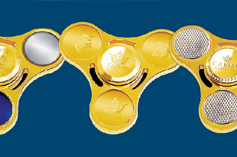 Fidget spinner από «χρυσάφι»
