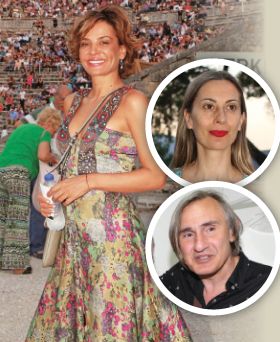 ΘΕΑΤΕΣ: Η Δήμητρα Ματσούκα και (δεξιά) οι Βίκυ Βολιώτη και Ακης Σακελλαρίου