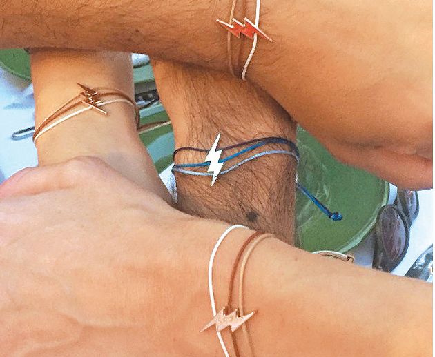 Τα βραχιολάκια με τα αρχικά των ονομάτων της Σίας και του Κώστα