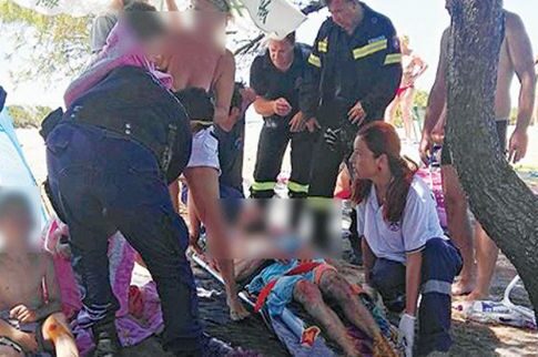 Tραυματίστηκε οικογένεια Σέρβων, που έκανε κάμπινγκ, από έκρηξη σε γκαζάκι