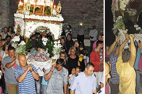 Ο Ντάνος στην περιφορά του Eπιταφίου