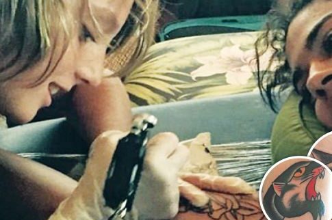 Tattoo artist από... κούνια