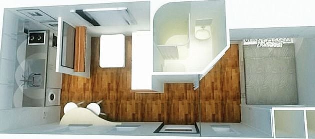 Τρισδιάστατη κάτοψη του εσωτερικού