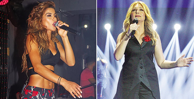 Από αριστερά: Ειρήνη Παπαδοπούλου, Νατάσα Θεοδωρίδου