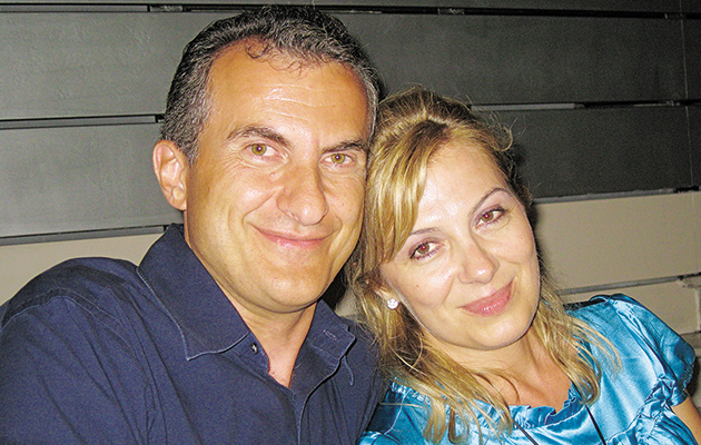 ΕΡΩΤΕΥΜΕΝΗ • Με τον άντρα της Κώστα Γρηγοριάδη