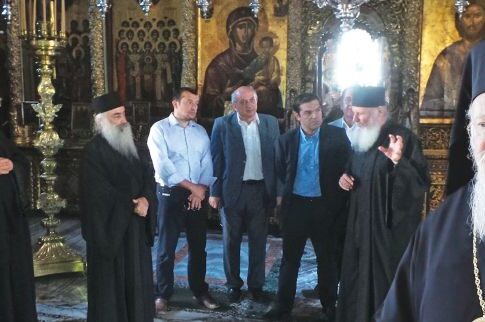Ο Αλέξης Τσίπρας δεύτερη φορά (σε τρία χρόνια) στο Αγιον Ορος!