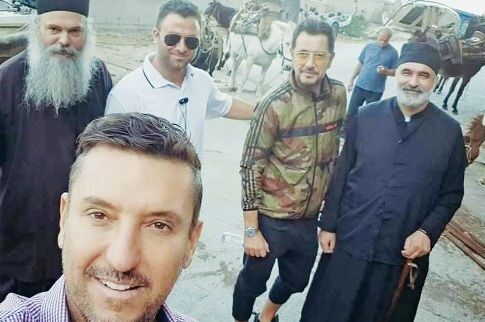 Περισυλλογή και selfies για τον Γιασεμή στο Αγιον Ορος