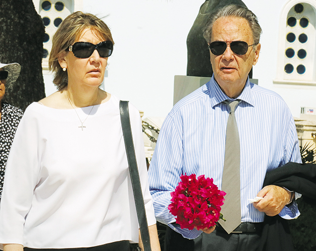 Ο Γιώργος Μεσσάλας με τη σύζυγό του