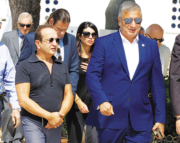 Ο Σπύρος Μπιμπίλας με τον Γιώργο Πατούλη