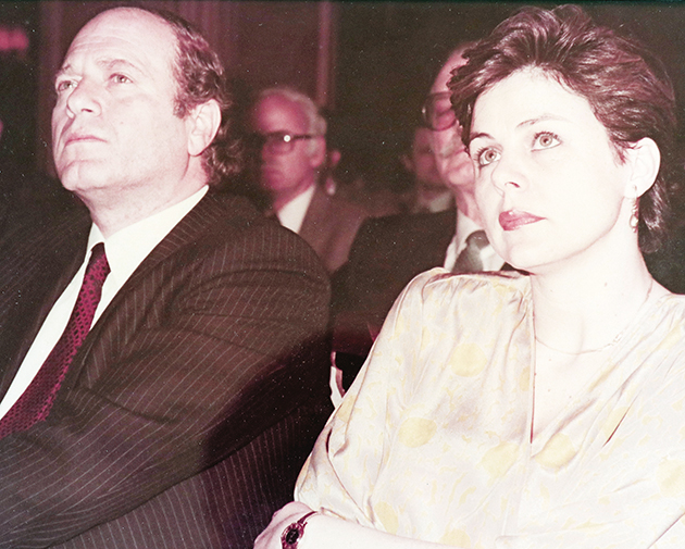 ΣΕ ΕΚΔΗΛΩΣΗ • Με τον σύζυγό της Γεράσιμο Αρσένη