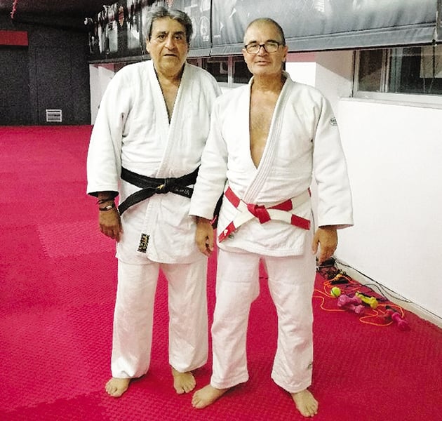 Αθλητές • Με τον φίλο του Δημήτρη Μαρτάκη, που κάνουν μαζί τζούντο