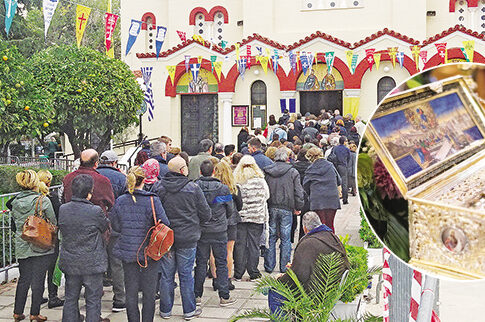 Τρίχρονο κοριτσάκι προσκύνησε την Αγία Ζώνη της Θεοτόκου και μίλησε για πρώτη φορά