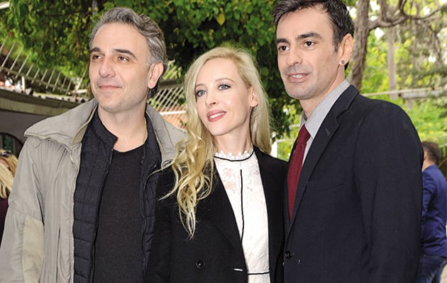 Ο Φάνης Μουρατίδης, η Φαίη Ξυλά και ο Κωνσταντίνος Γιαννακόπουλος