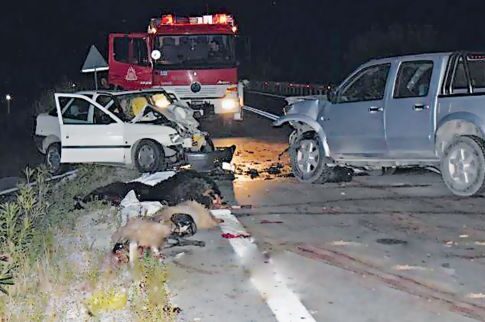 Σε τροχαίο με πρόβατα σκοτώθηκε η υποψήφια βουλευτής του ΚΚΕ στη Λέσβο Ζαφείρω Καραβασίλη
