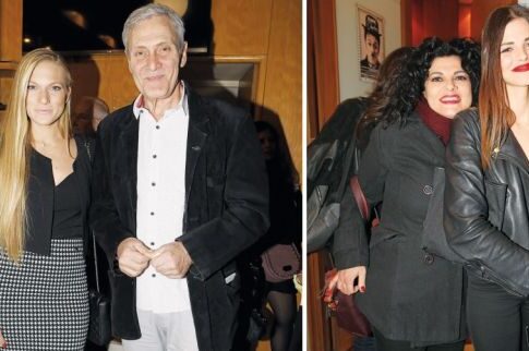 Εξοδος με τις κούκλες κόρες τους!