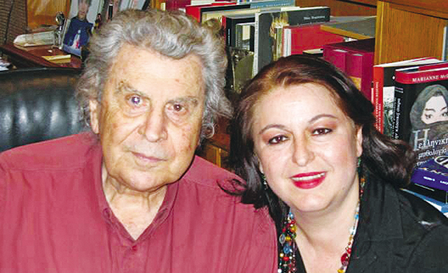 Μαζί με τον Μίκη Θεοδωράκη