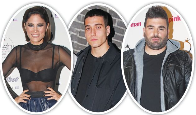 Από αριστερά: Μαίρη Συνατσάκη, Γιώργος Κακοσαίος, Παντελής Παντελίδης