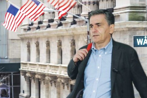 Ο Τσακαλώτος στη Wall Street για  το καμπανάκι του χρηματιστηρίου