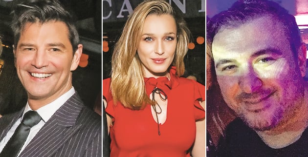 Από αριστερά: Σάκης Ρουβάς, Κάτια Ζυγούλη και Αντώνης Ρέμος