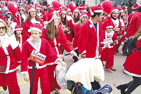 Το Santa Run πλημμύρισε τα Χανιά