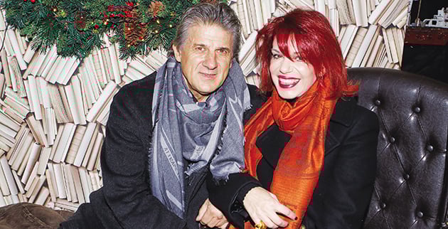 Με τον νυν σύντροφό της Γιάννη Βαμβακά