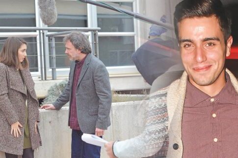 Ο Αλέξανδρος Σταύρου σε ρόλο-έκπληξη στην «Παρθένα Ζωή» την ώρα που ο Χατζηγεωργίου  «προβάρει» τα χακί